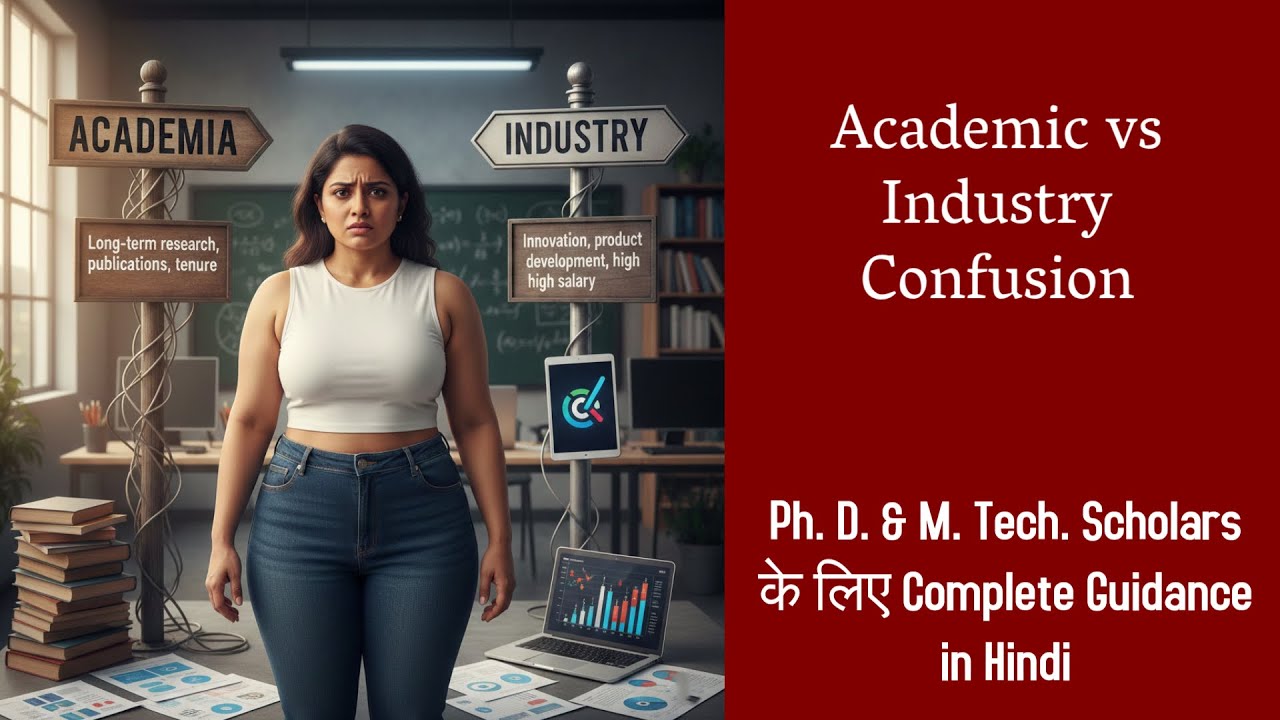 Academic vs Industry Confusion #drkapilgovil  #research  #researchlife  #phdlife  #researchscholar