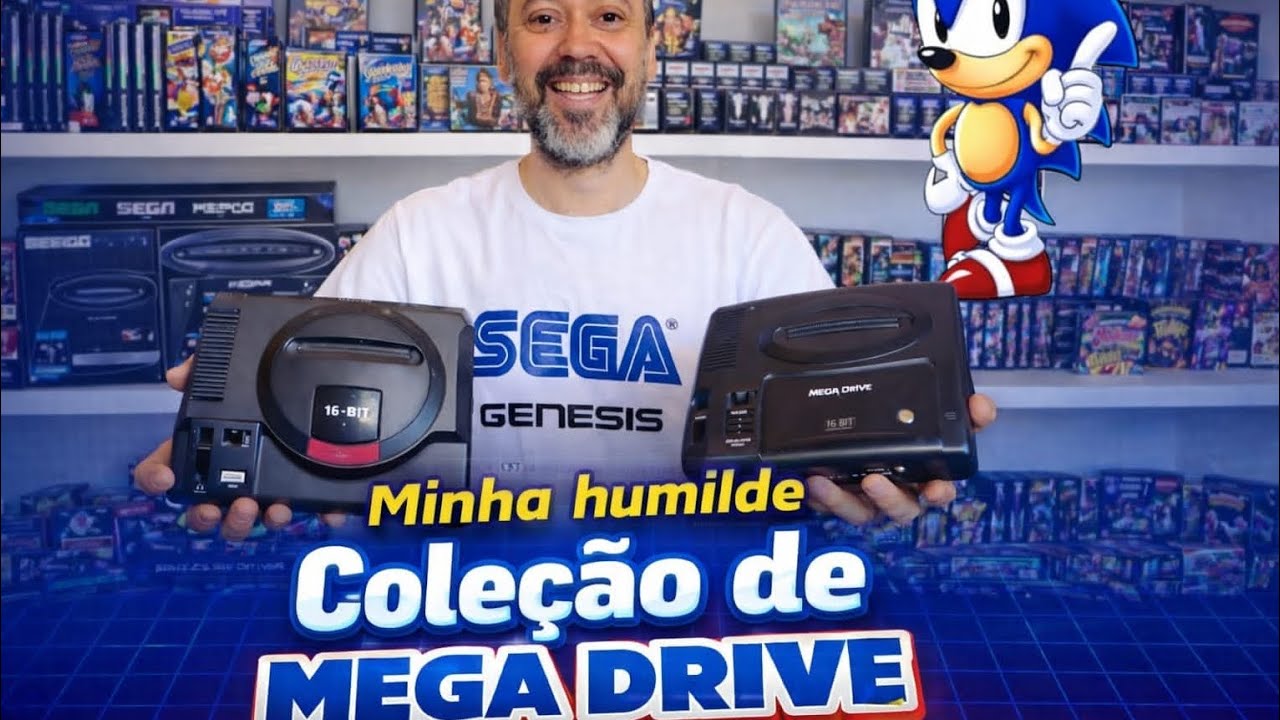 Minha coleção Mega Drive 2025