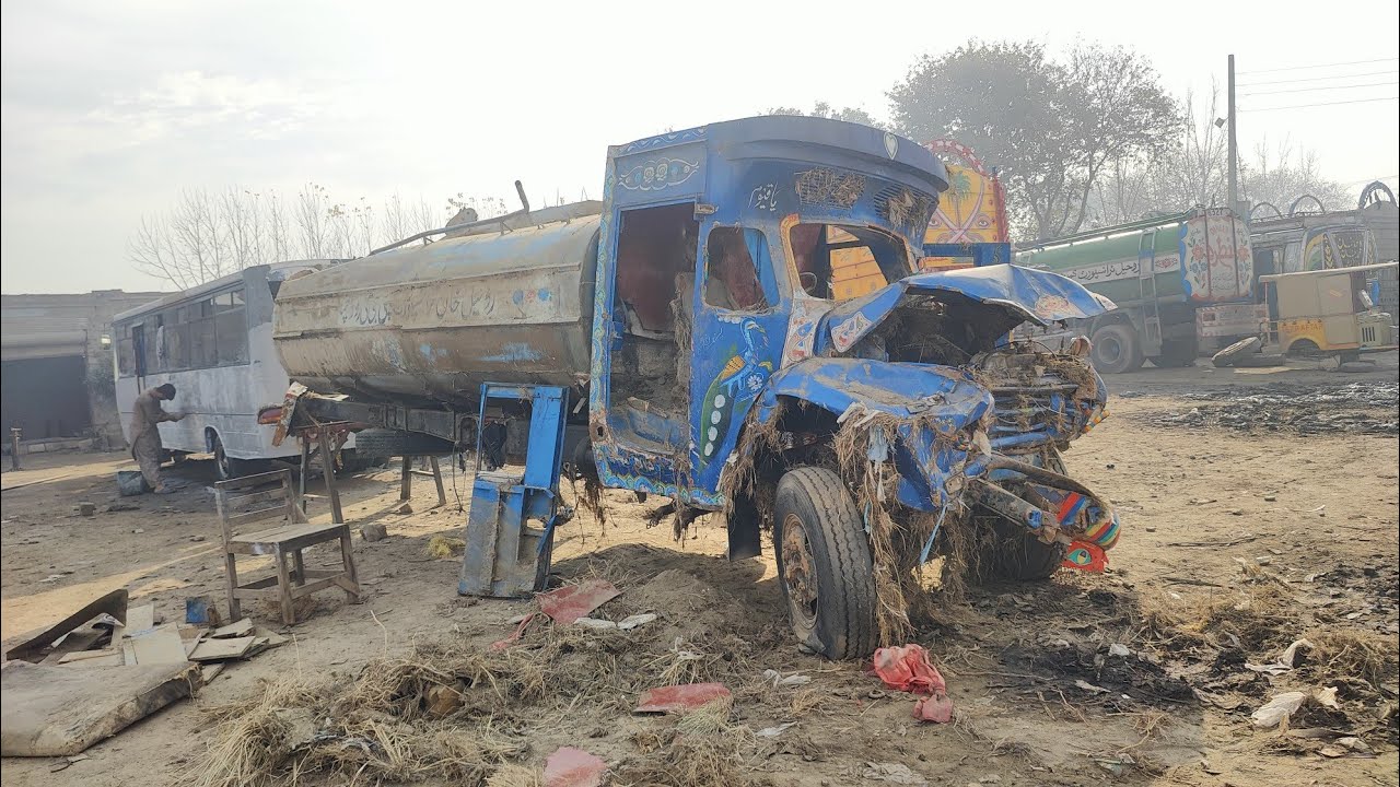 Unbelievable process Old Tanker Fully Restoration By pakistani genius Mechanic 