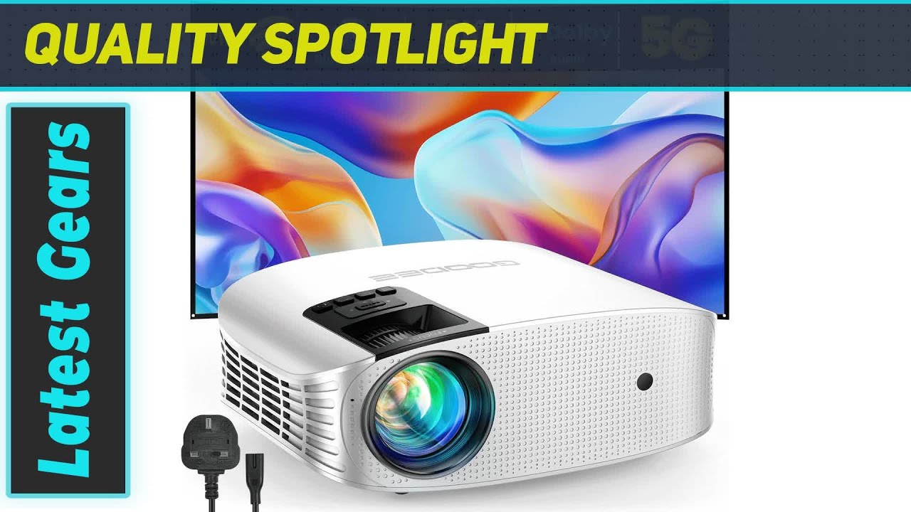 GooDee 4K Support 600 ANSI WiFi Bluetooth Native Full HD 1080P Projector: Experience Ultimate