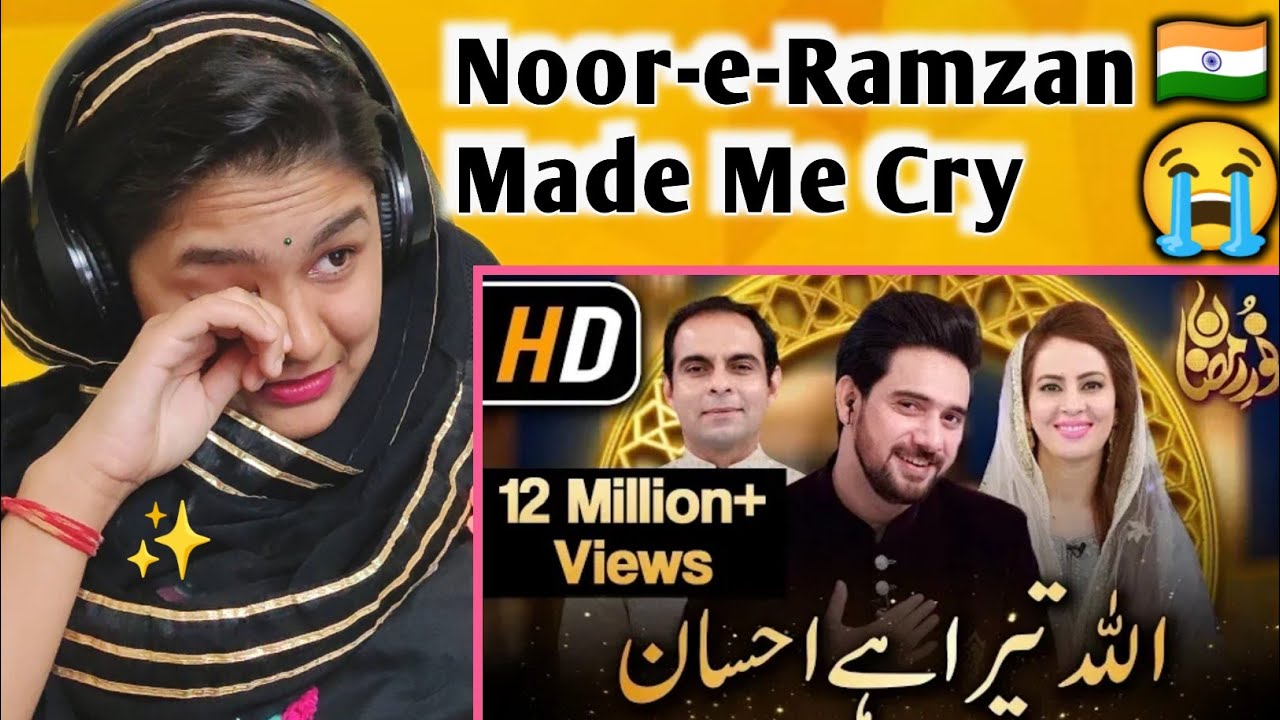 Indian reaction on Noor e Ramzan 🥰 | Farhan Ali Waris , Qasim Ali Shah