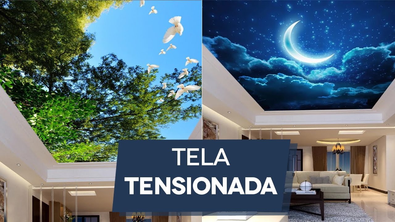 Tela Tensionada Na Iluminação - veja todas as possibilidades de personalizar a sua residência
