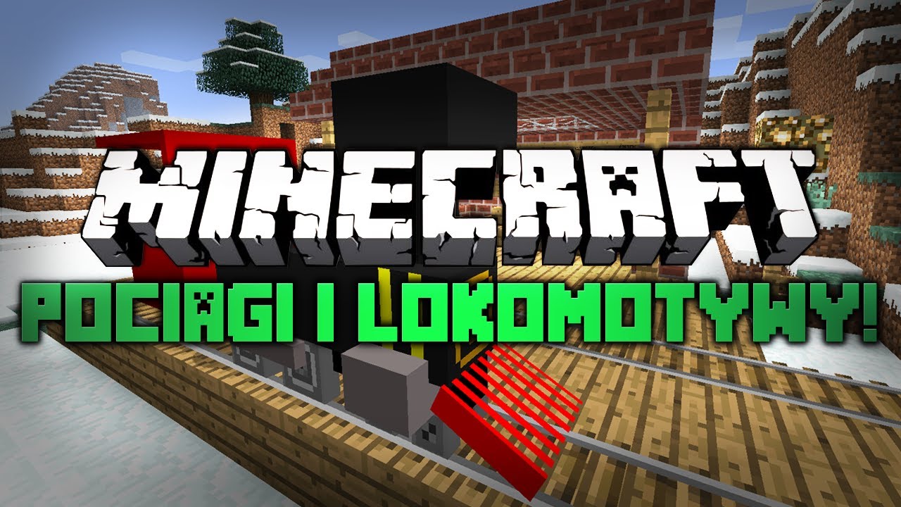 Minecraft: Mody 1.2.5 - Pociagi i Lokomotywy!