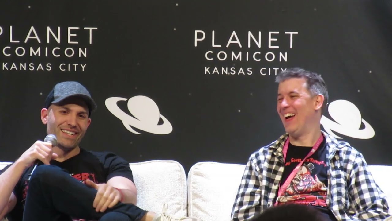 Terrifier movies panel with David Howard Thornton & Damien Leone  Planet Comicon 2023 Kansas City