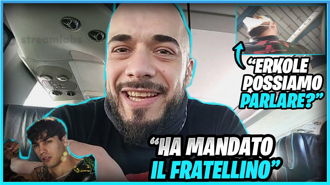 ERKOLE VIENE FERMATO DA DEI RAGAZZI PER PARLARE DELLA QUESTIONE ELIA17 DOPO LE STORIES DI ELIA