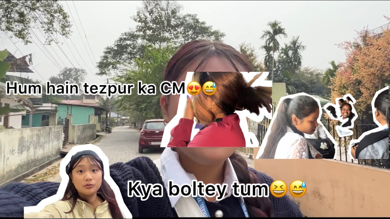 Ye Deepa Ne Kya bol Diya?😱 ￼ or aaj humein  class per mila refreshment.😍🥰#tezpurassam #college 