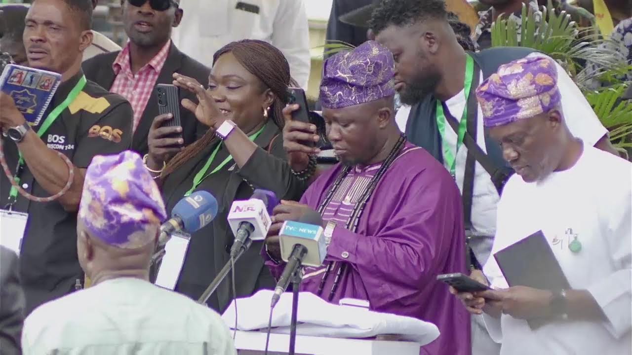 The Official coronation of Oba Senator Rashidi Adewolu Ladoja as the 44th Olubadan of Ibadan