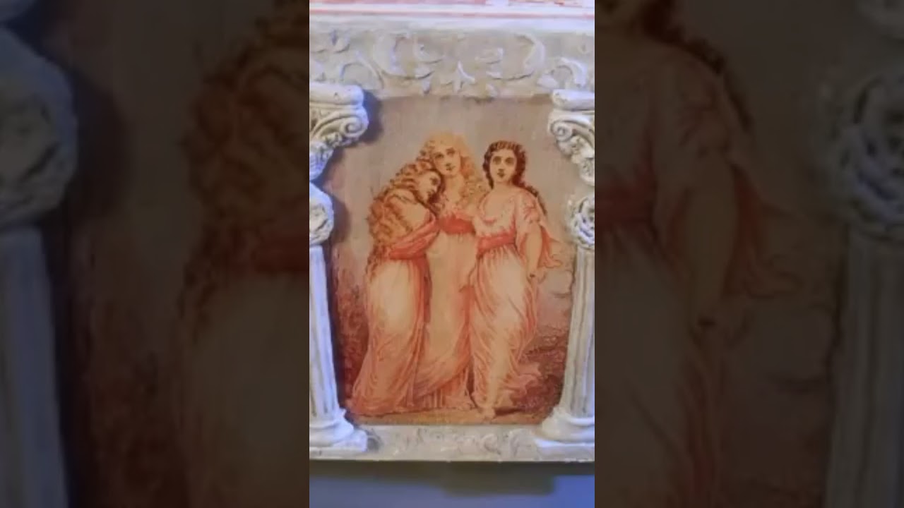 #diy #mixedmedia The 3 Graces #alteredbox #cigarbox  