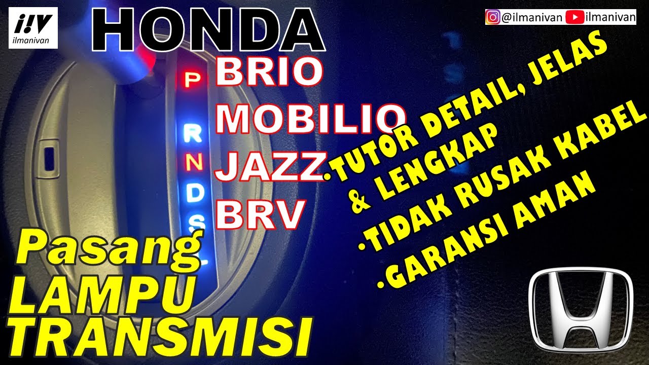 LAMPU TRANSMISI MATIC HONDA BRIO, TERANG MERATA
