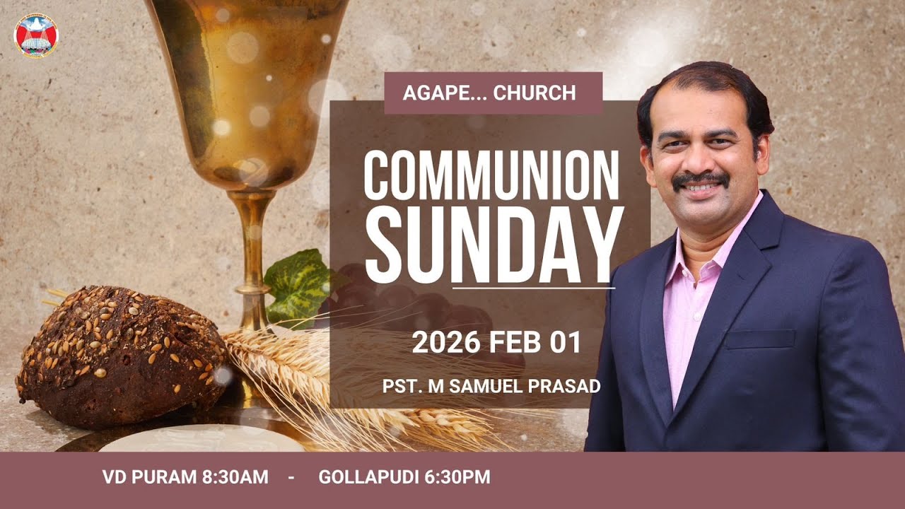 🔴Sunday 1st Service | Powerful Message | Pastor Samuel Prasad | Agape Pentecostal Church
