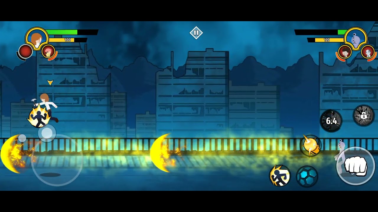 I'm first time play stickman cursed phantom fight 