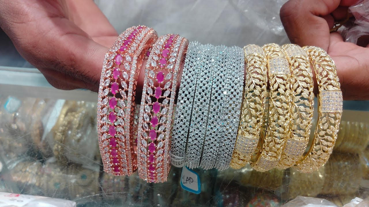 নিউ ডিজাইনের ডায়মন্ডকাট চুড়ির কালেকশন /Diamond cut bangles jewellery collection and price 2023