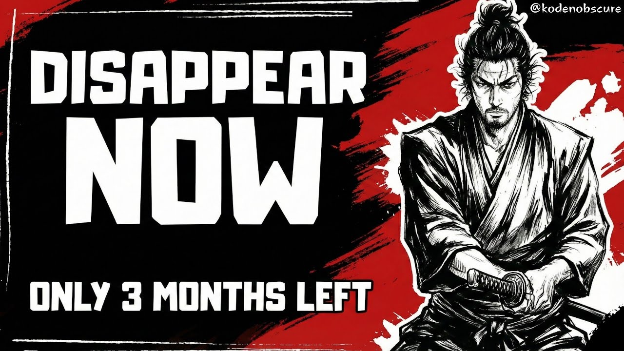 Последние 3 месяца, которые изменят вашу жизнь | Мышление самурая для дисциплины и сосредоточенности