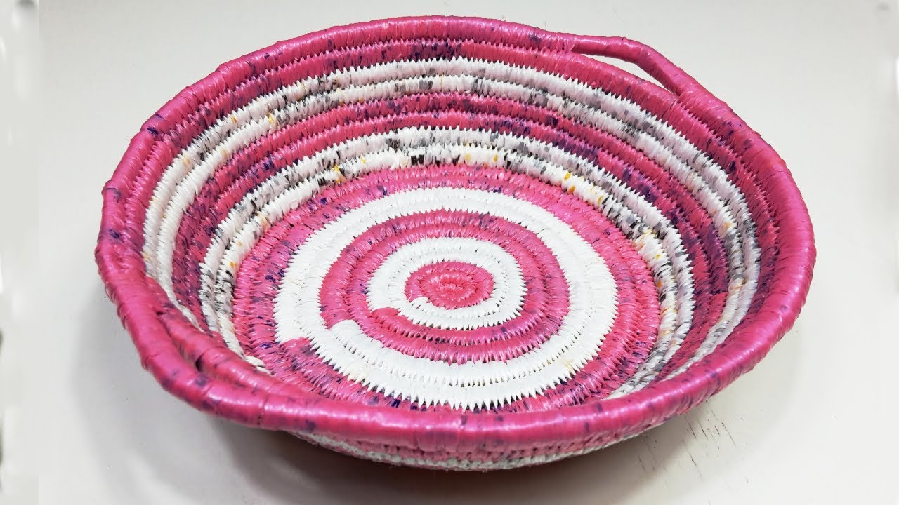 DIY, ancient traditional crafts from Africa طريقة عمل طبق رائع بنبات الحلفة واكياس القمح