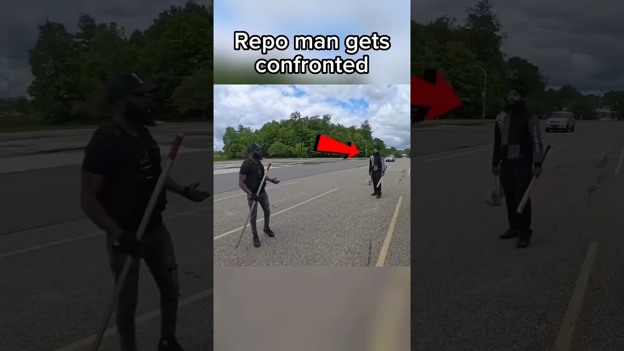 Repo Man VS Baseball Bat 😱 #repo #repossessions