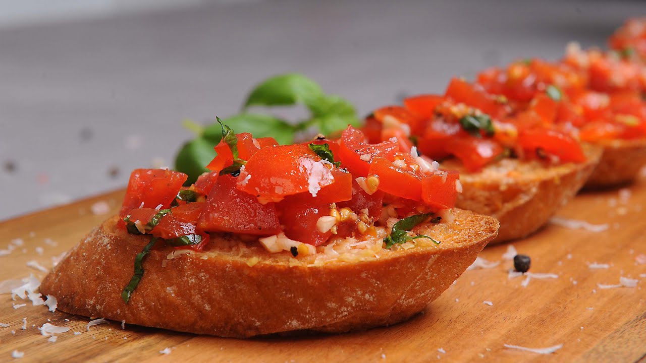 Вкусный и простой рецепт брускетты &ndash; вы не поверите, насколько он прост!