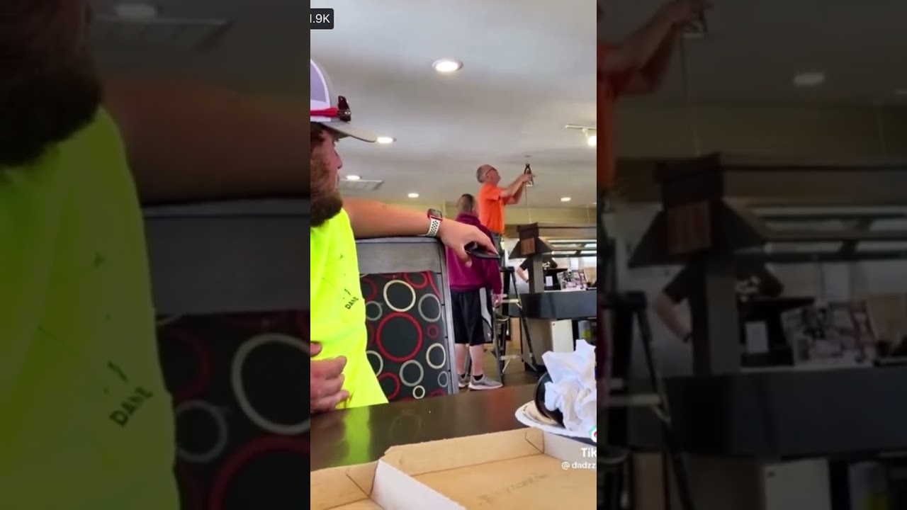 Electrician cutting a live wire gone wrong