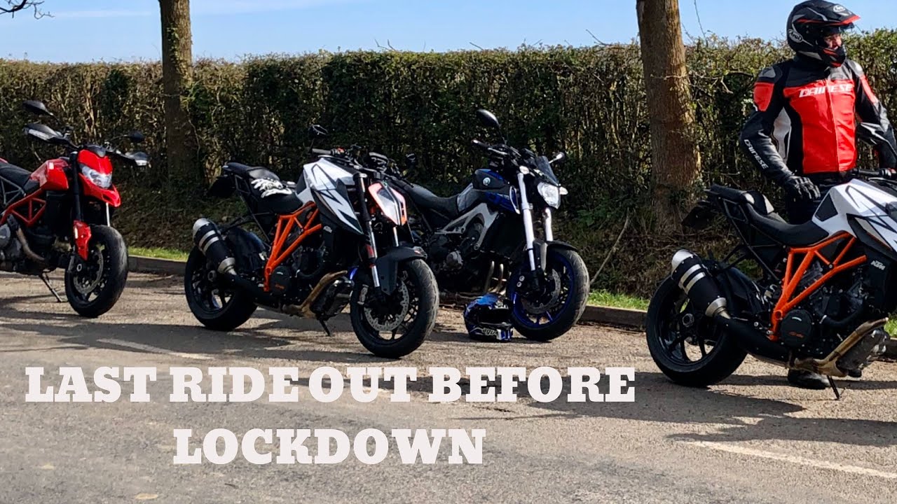 LAST RIDEOUT BEFORE LOCKDOWN! Featuring - 2019 KTM 1290 SUPER DUKE R, 2020 DUCATI HYPERMOTARD, MT 09