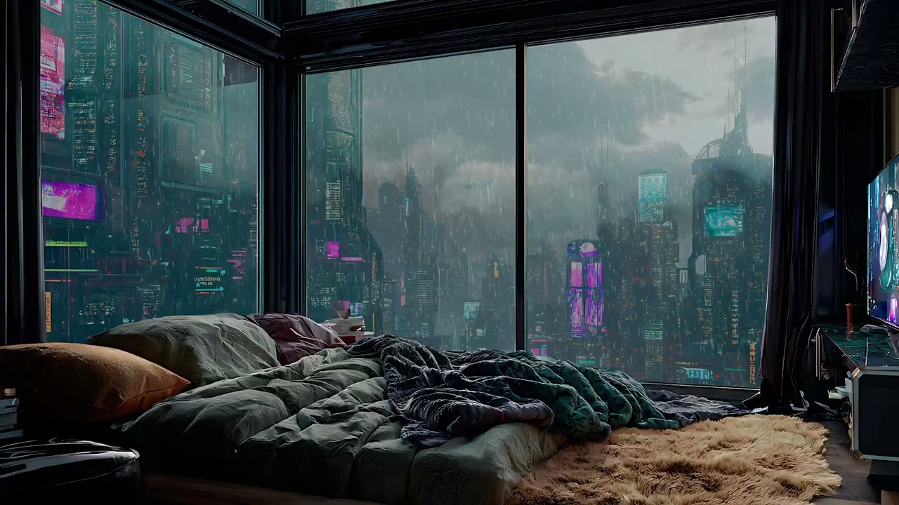 Lo-fi Futurista (sci-fi) - 4K [1 Hora]