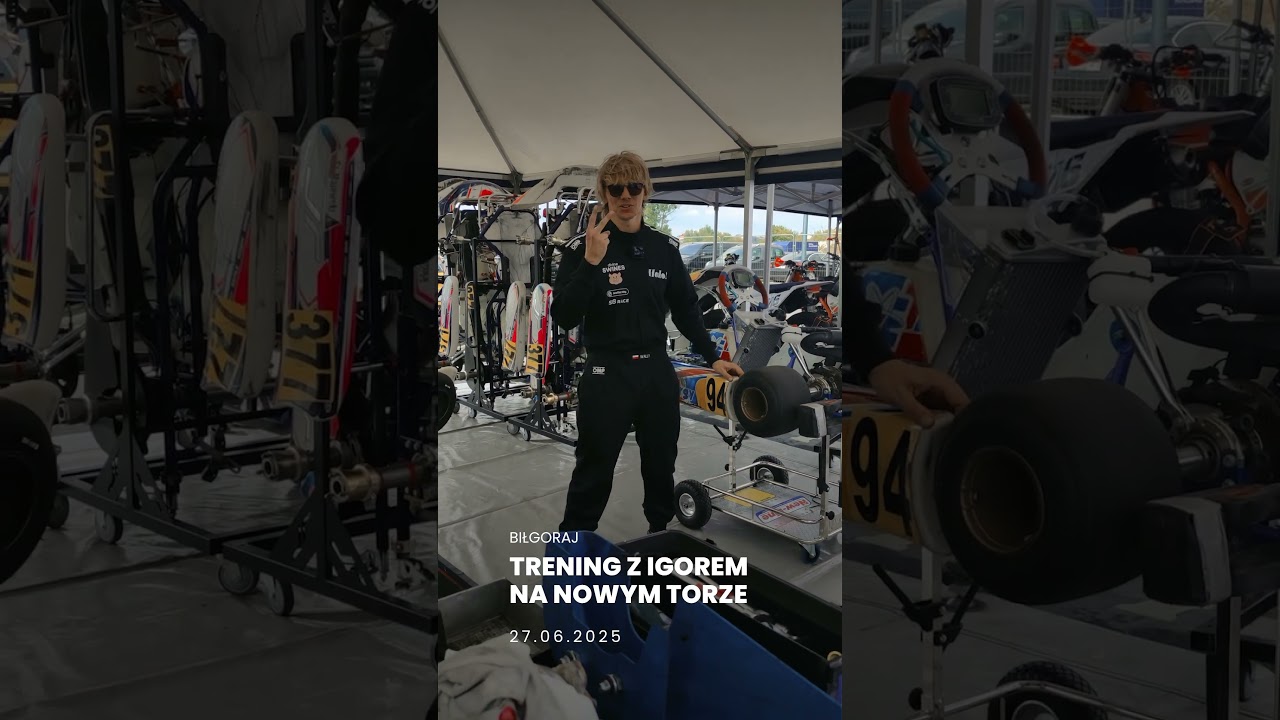 Trening na nowym torze w Biłgoraju. ROTAX MAX CHALLENGE POLAND