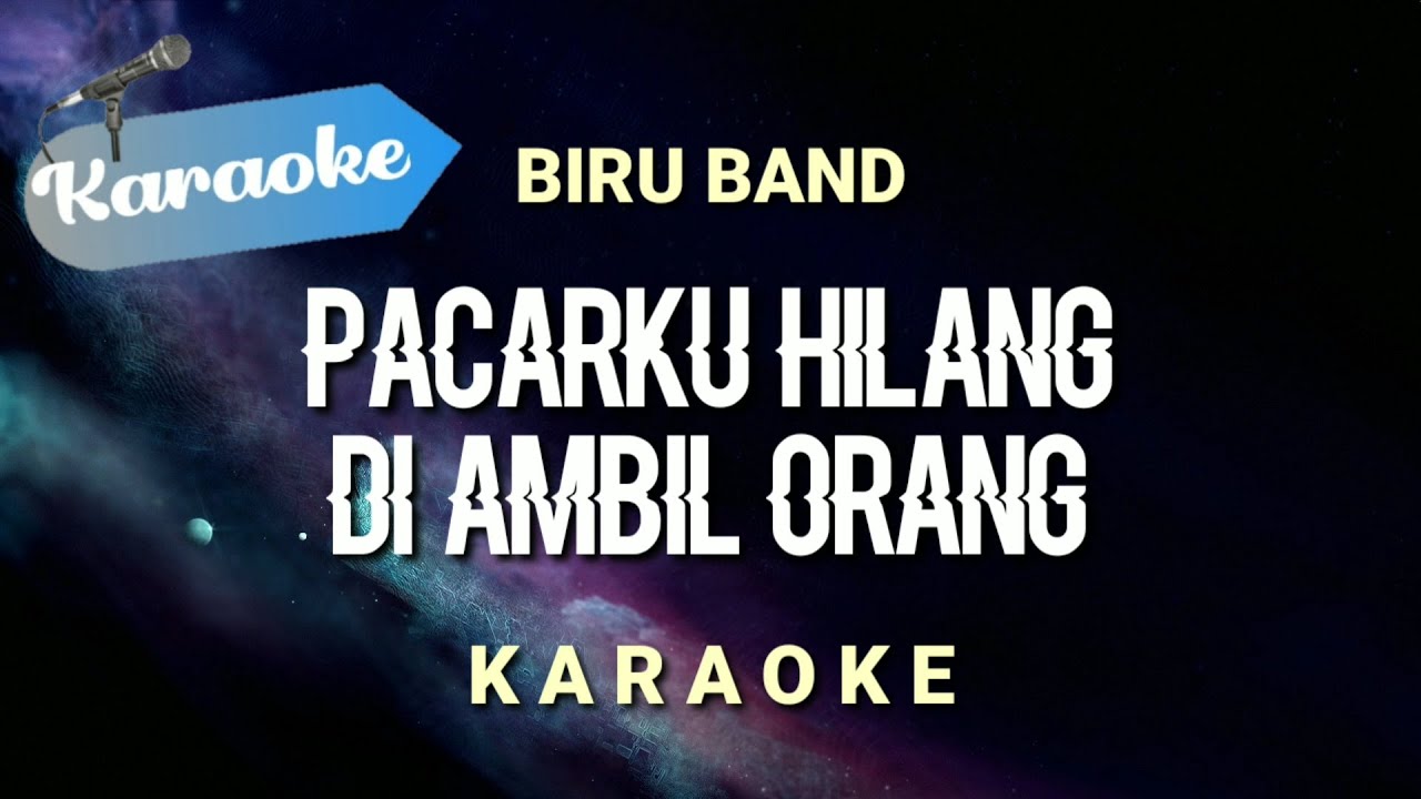 [Karaoke] Pacarku hilang diambil orang apakah wajahku kurang tampan sayang | (Karaoke)