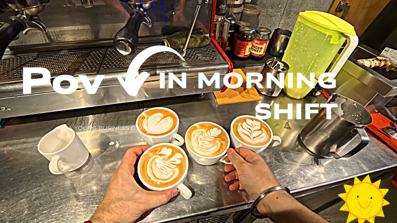 POV Barista is in morning shift || cafe vlog || Indian cafe