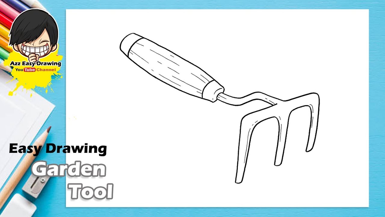Easy Drawing Garden Tool