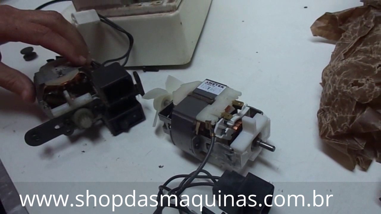 Como trocar o motor da maquina singer. Motor embutido modelo novo