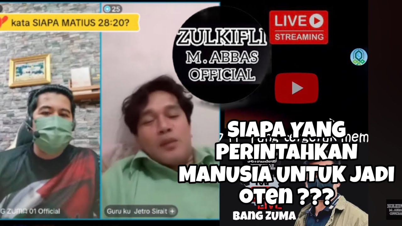 Live INTERAKTIF BANG ZUMA ~~ SIAPA YANG PERINTAHKAN MANUSIA UNTUK JADI OTEN ??