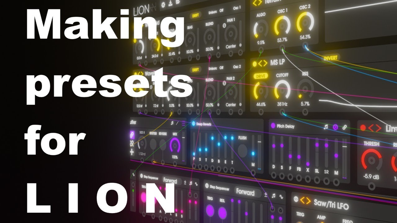 Making presets for LION