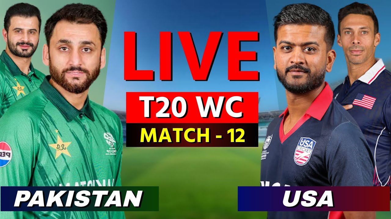 🔴 Live: Pakistan vs United States, T20 World Cup 2026 | Live Cricket Match Today, PAK vs USA, 11 OV