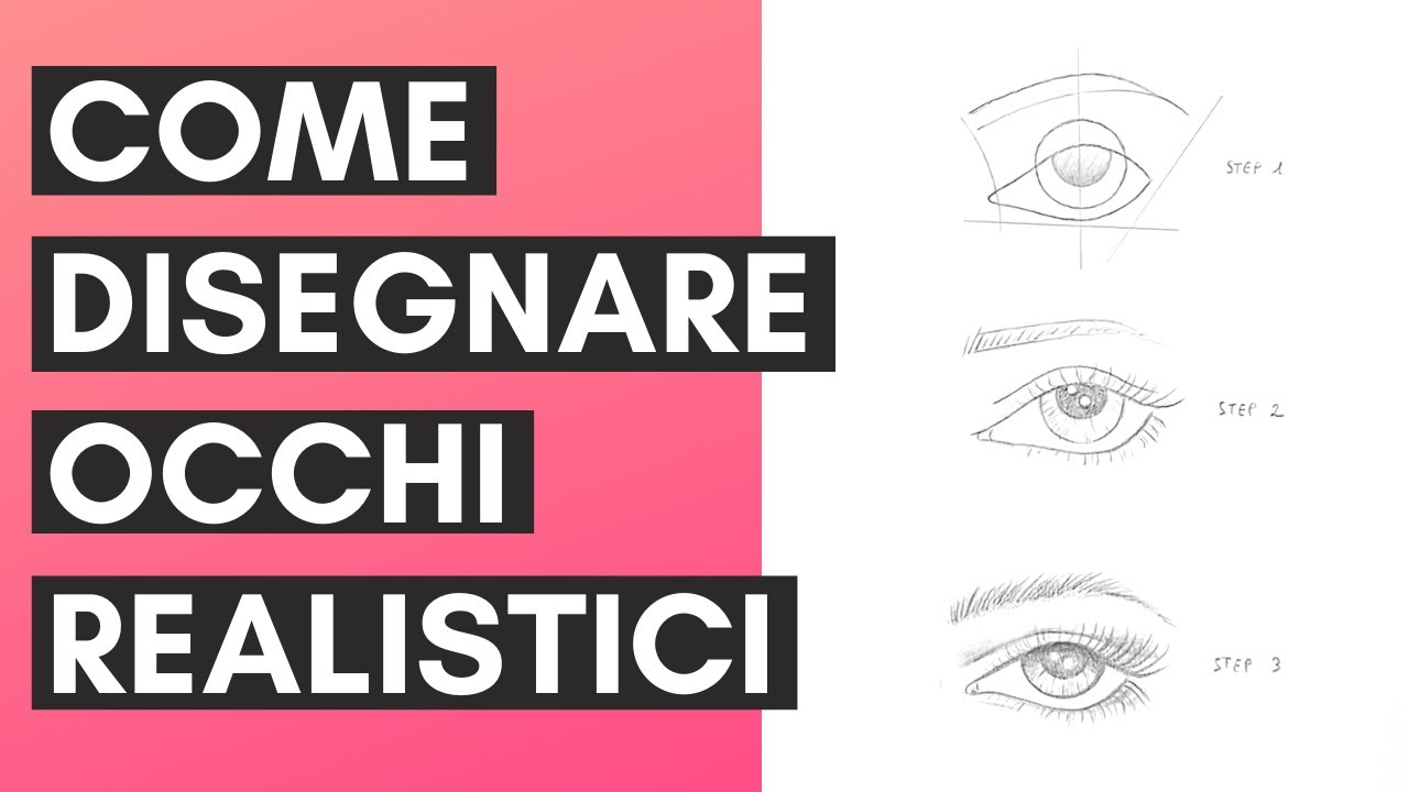 TUTORIAL/ Come disegnare gli occhi