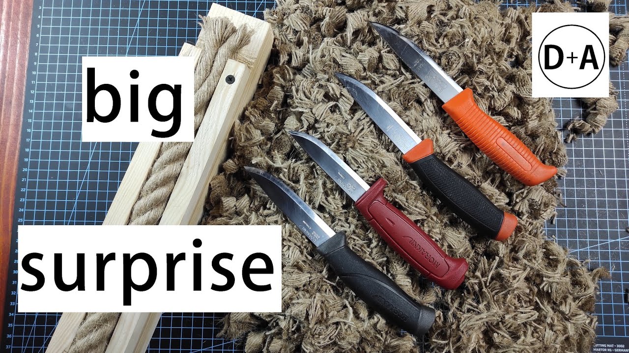 Edge retention test 2 Mora VS Bahco