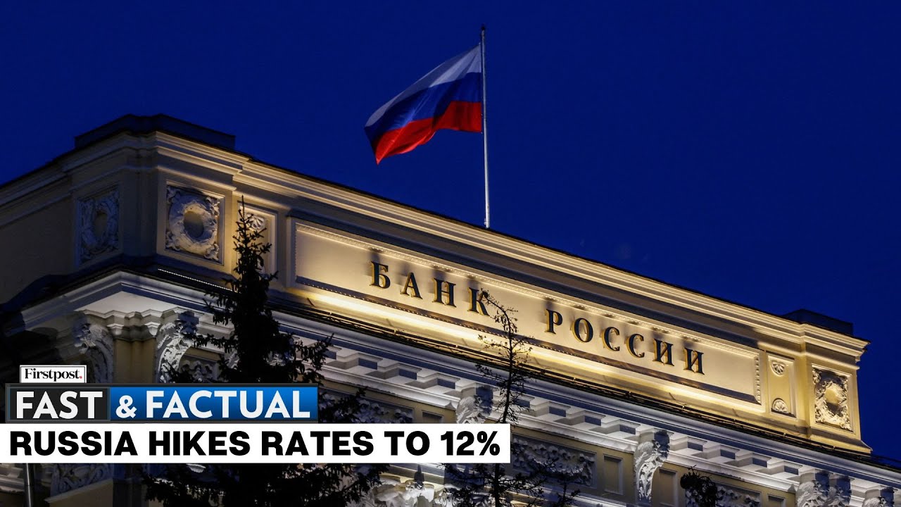 Russian Central Bank Increases Rate to 12% After Rouble Slumps