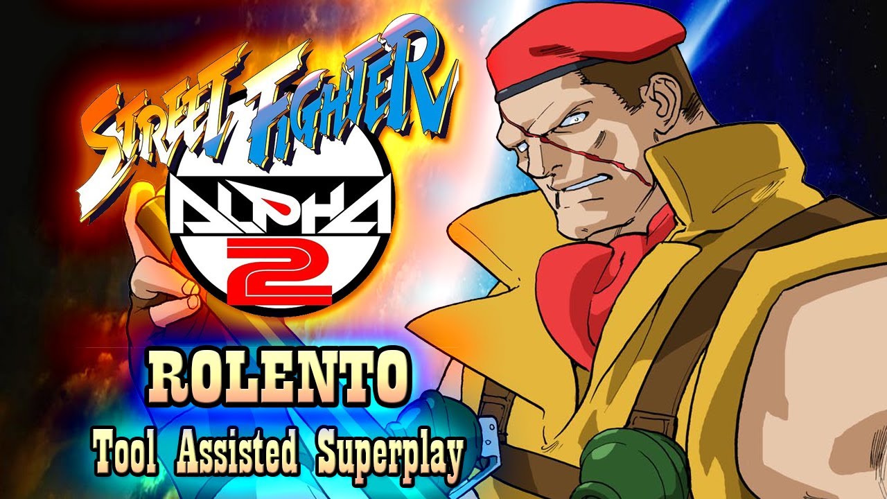 【TAS】STREET FIGHTER ALPHA 2 - ROLENTO