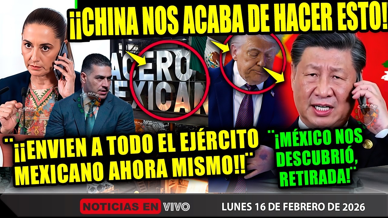 SE ACABÓ! MÉXICO CACHÓ A CHINA ¡NOS QUERÍAN QUITAR TREMENDO TESORO NACIONAL! CLAUDIA SHEINBAUM TRUMP
