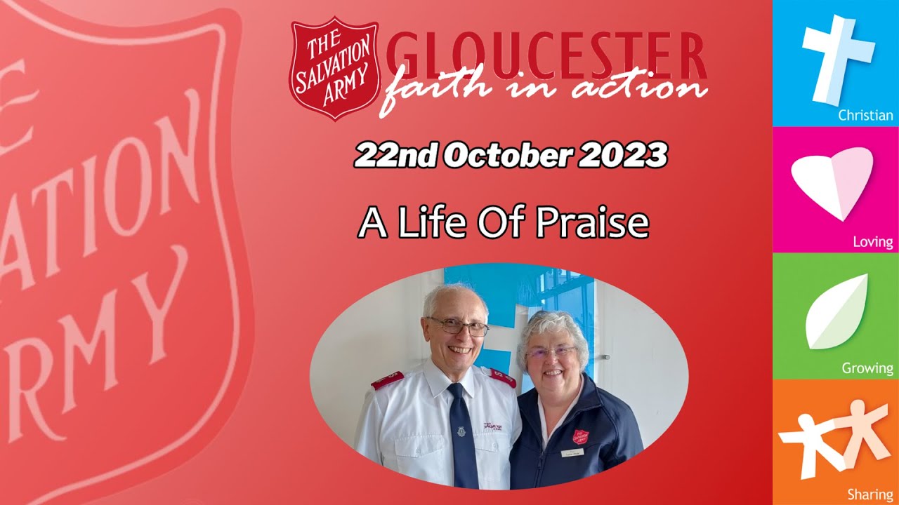 Sunday Worship - 22nd October 2023 | Gloucester Salvation Army