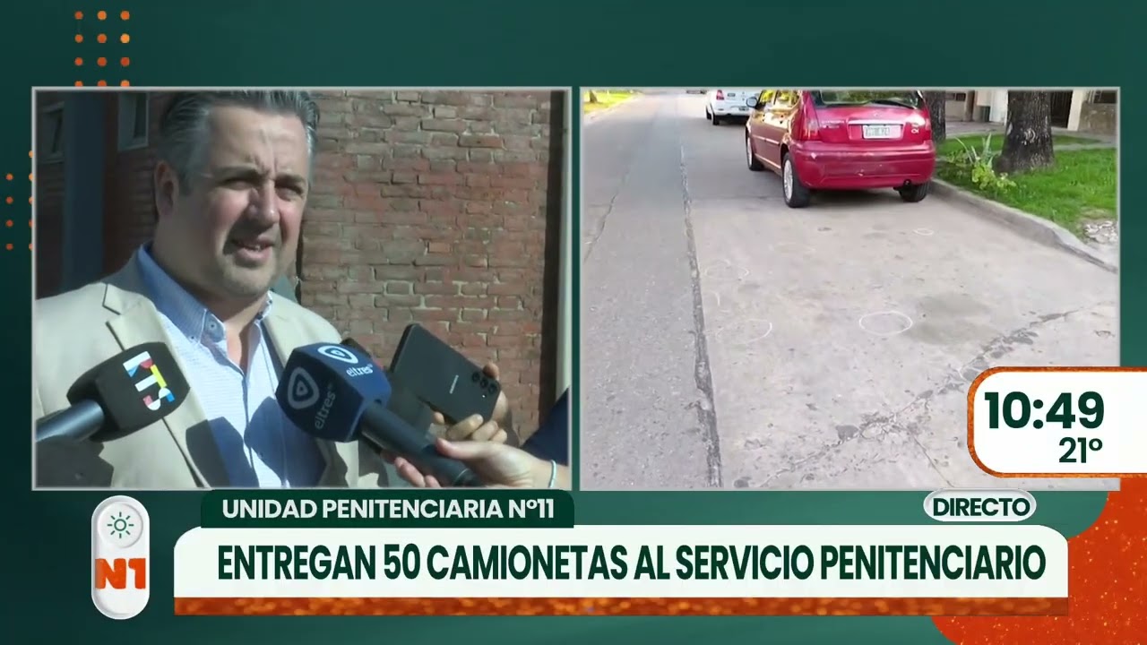 Entrega de 50 móviles al Servicio Penitenciario - Telefe Rosario