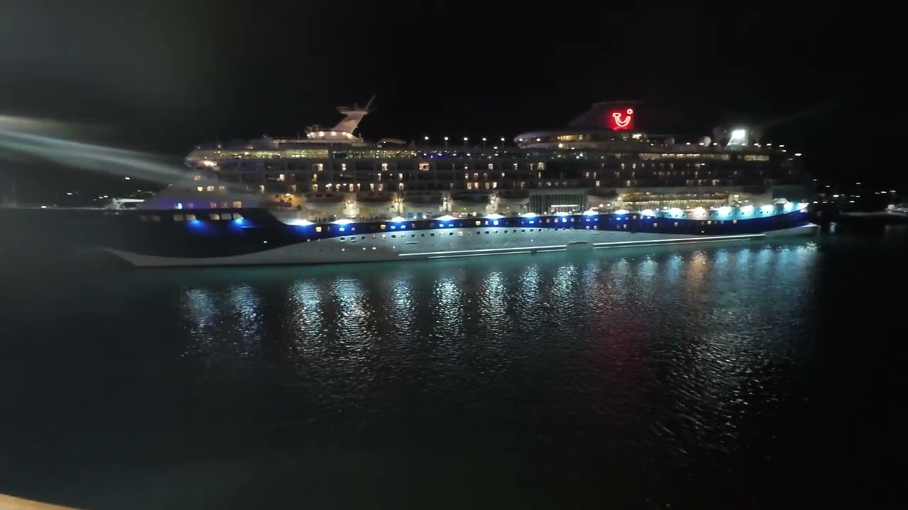 We departed  along side the other TUI ship Marella Explorer