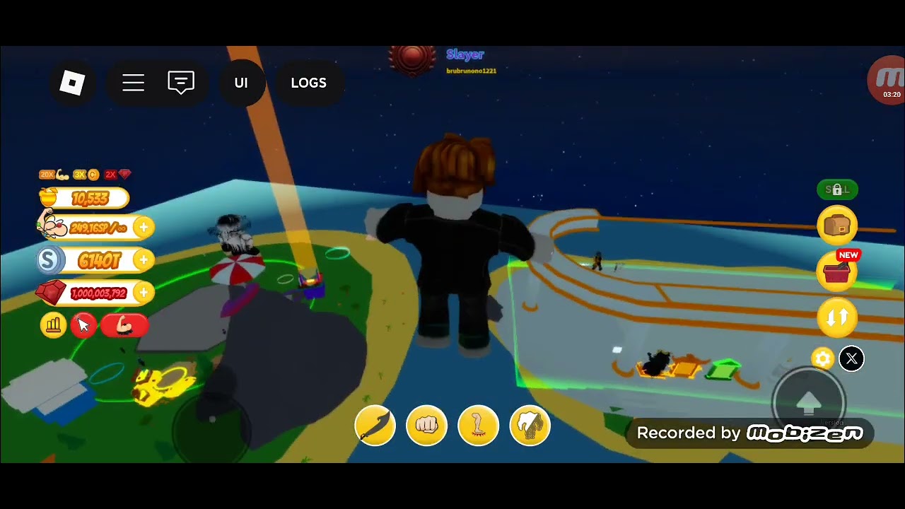 Getting the 1B aura! Get Huge Simulator