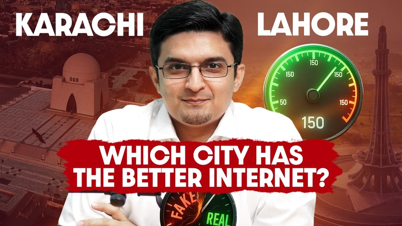 Karachi vs Lahore Internet Speed Test 2025 | Who Has the Fastest & Most Reliable Internet?