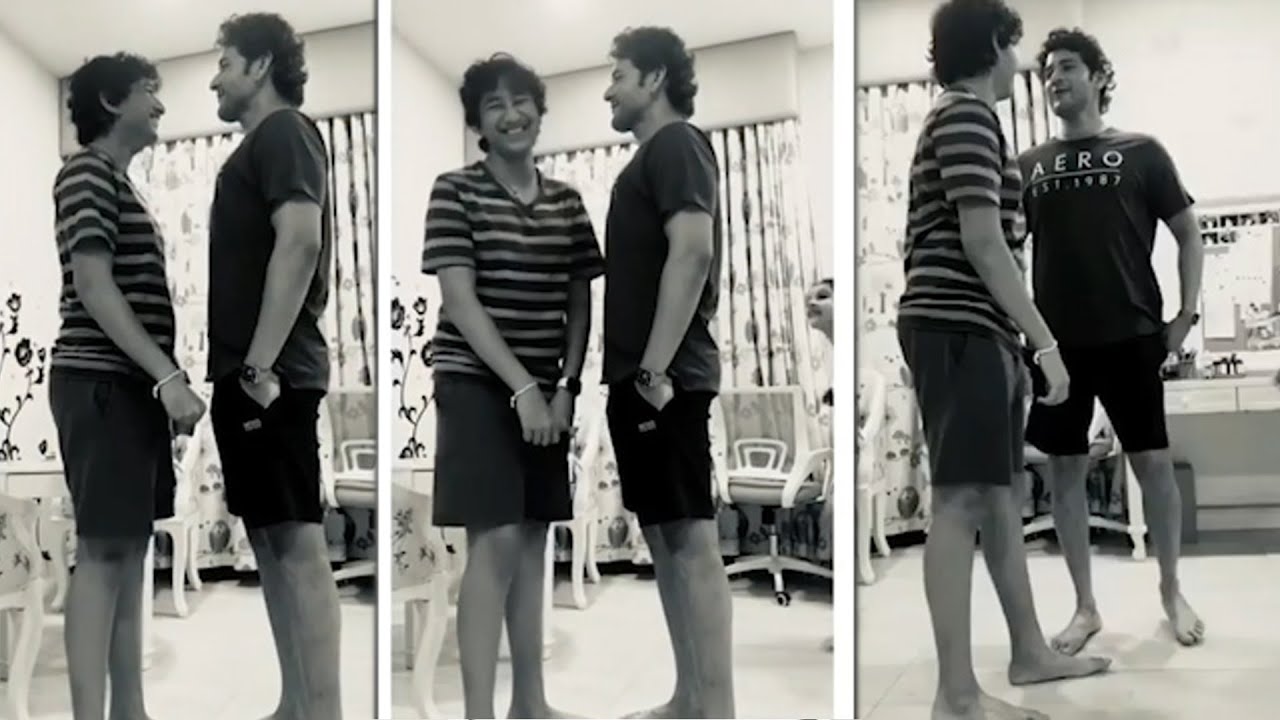 Mahesh Babu Height Challenge With His Son Gautam | Mahesh Babu Family Fun