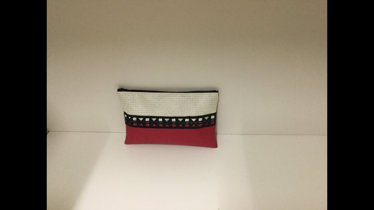 Coudre une pochette en similicuir Couturemadalena