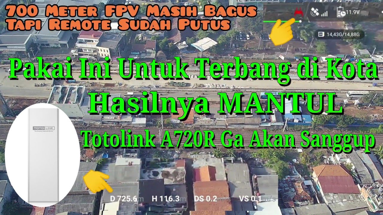 Router MANTUL Untuk Terbang di Kota - SJRC F11 4K Pro Langsung Ngacir