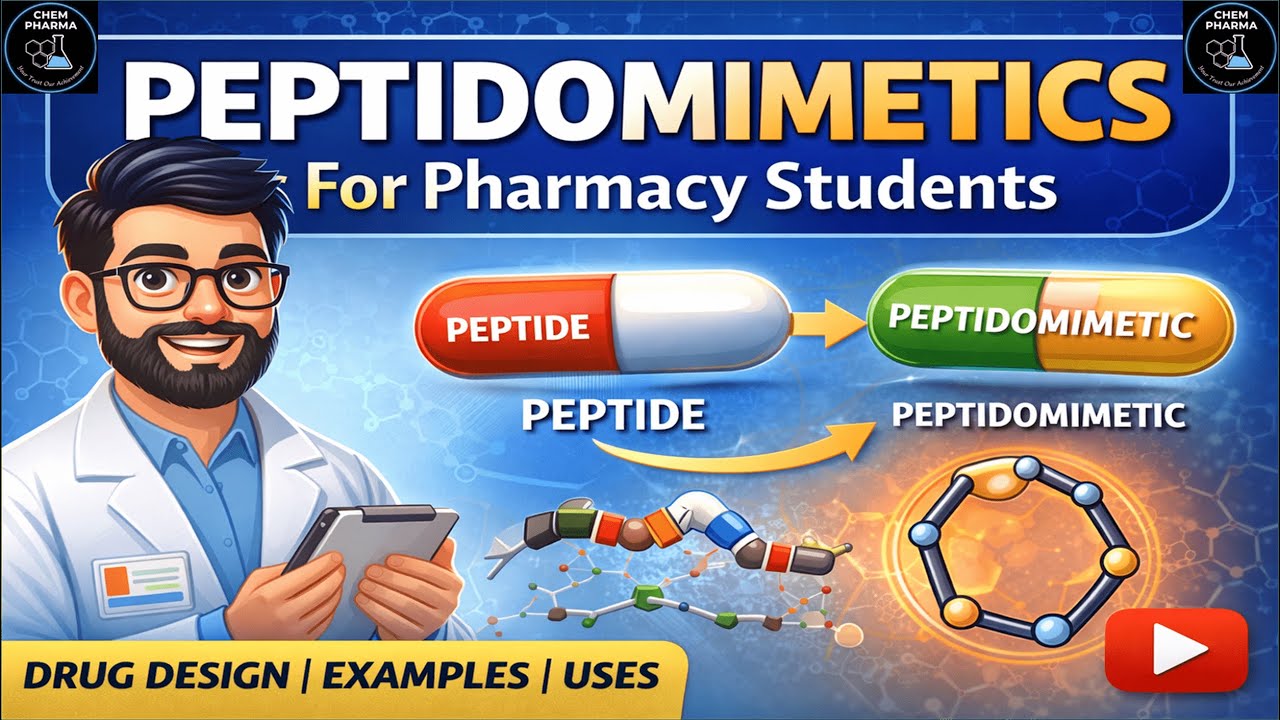 Peptidomimetics Made Easy | Modern Drug Design Explained | Peptide to Drug | Pharmacy