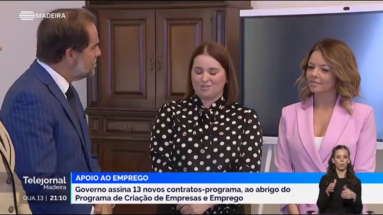 RTP Madeira - Telejornal - Assinatura de Contratos CRIEE