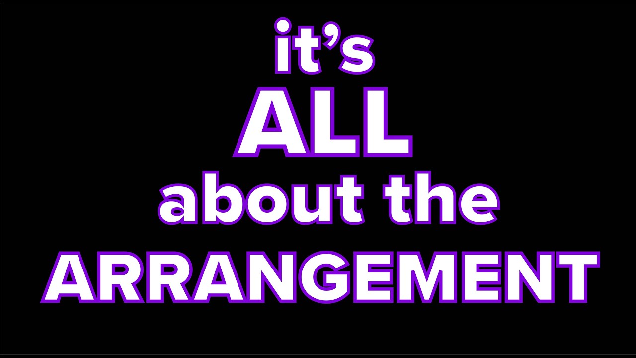 It's ALL about the Arrangement - Music Production and Engineering