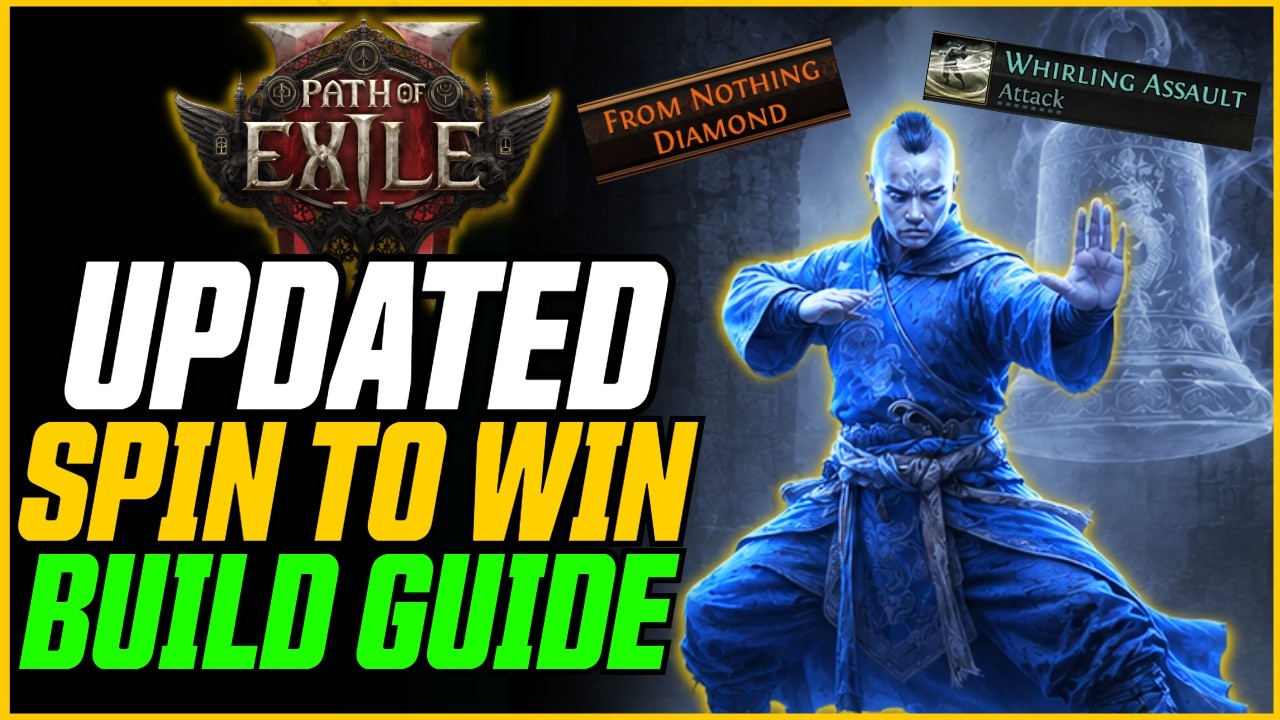 УРОН X2! Обновленный &laquo;Spin-to-Win&raquo; боевой мастер! // Гайд на билд Монаха в Path of Exile 2