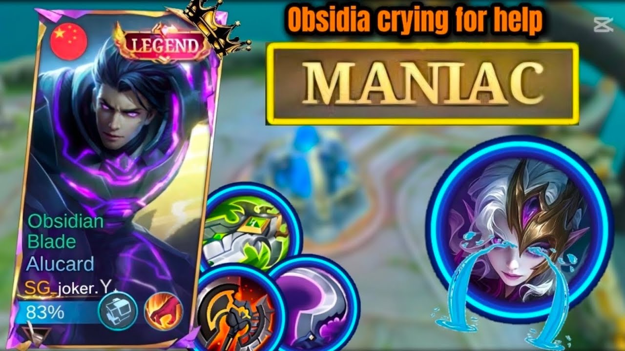 OBSIDIA TARGET LOCK RANKED GAME ALUCARD SO STRONG GUYS 