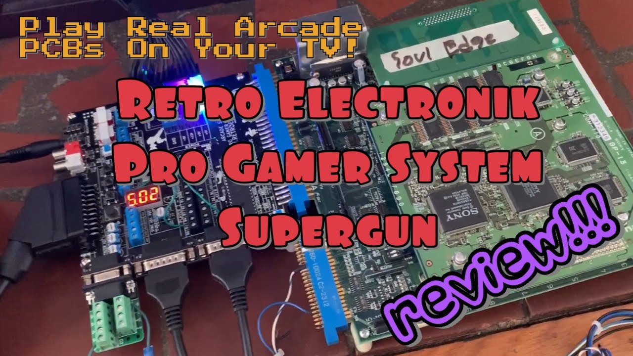 Play Arcade PCBs on your TV! | Retro Electronik Pro Gamer System Ver. 1.3 | Arcade Supergun Review